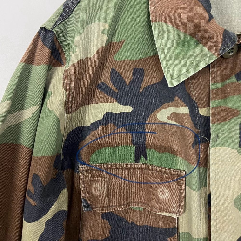 BDU‎ Shirt Retired Woodland Camouflage Cargo Tactical Hunting Military - Picture 7 of 10